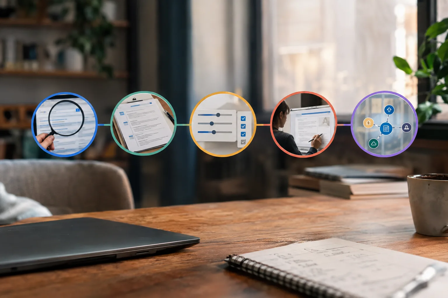 Visual framework for comparing SEO content generators across research, briefs, optimisation, quality and publishing workflow