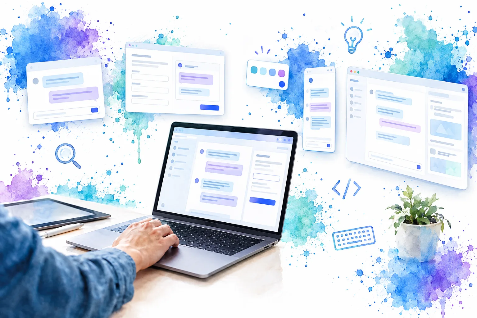 Chatting Bubble UI: 5 Real Placement Examples for Dashboards and AI Apps