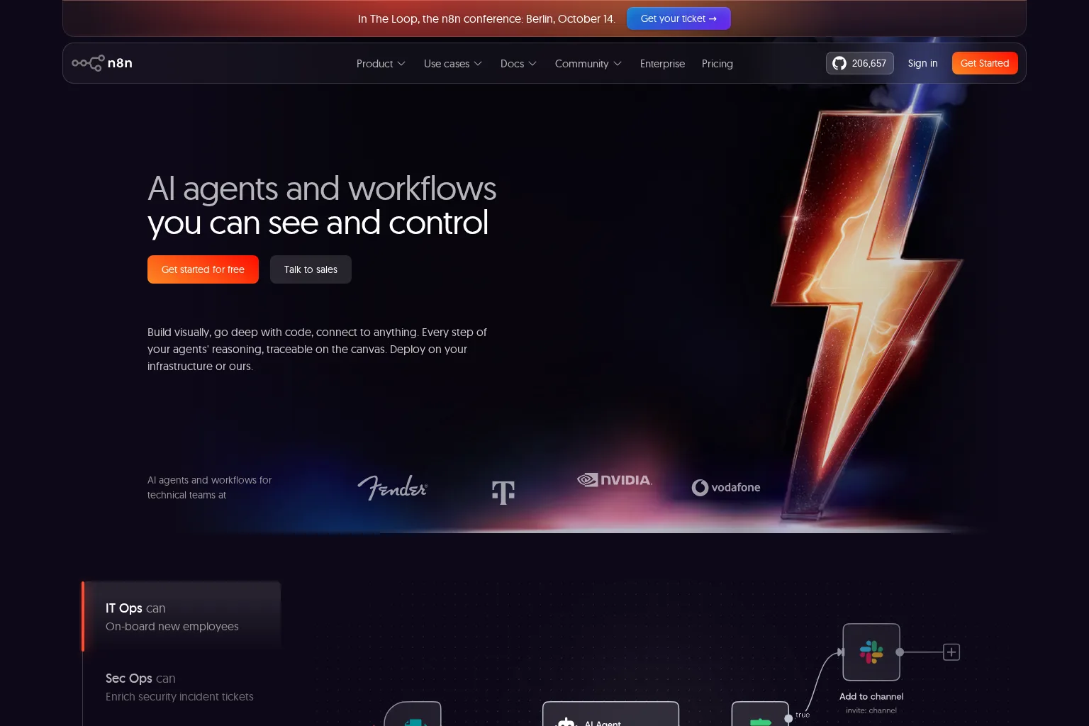 Screenshot of n8n.io