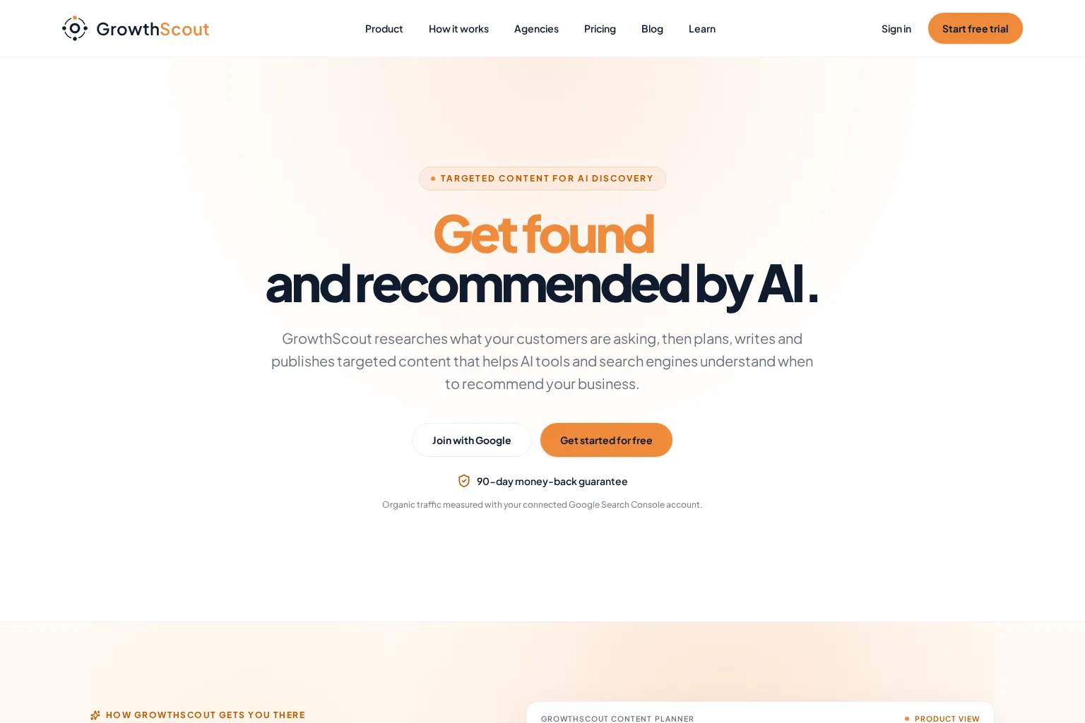 Screenshot of growthscout.io
