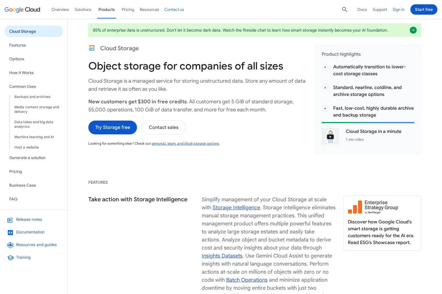 Screenshot of cloud.google.com