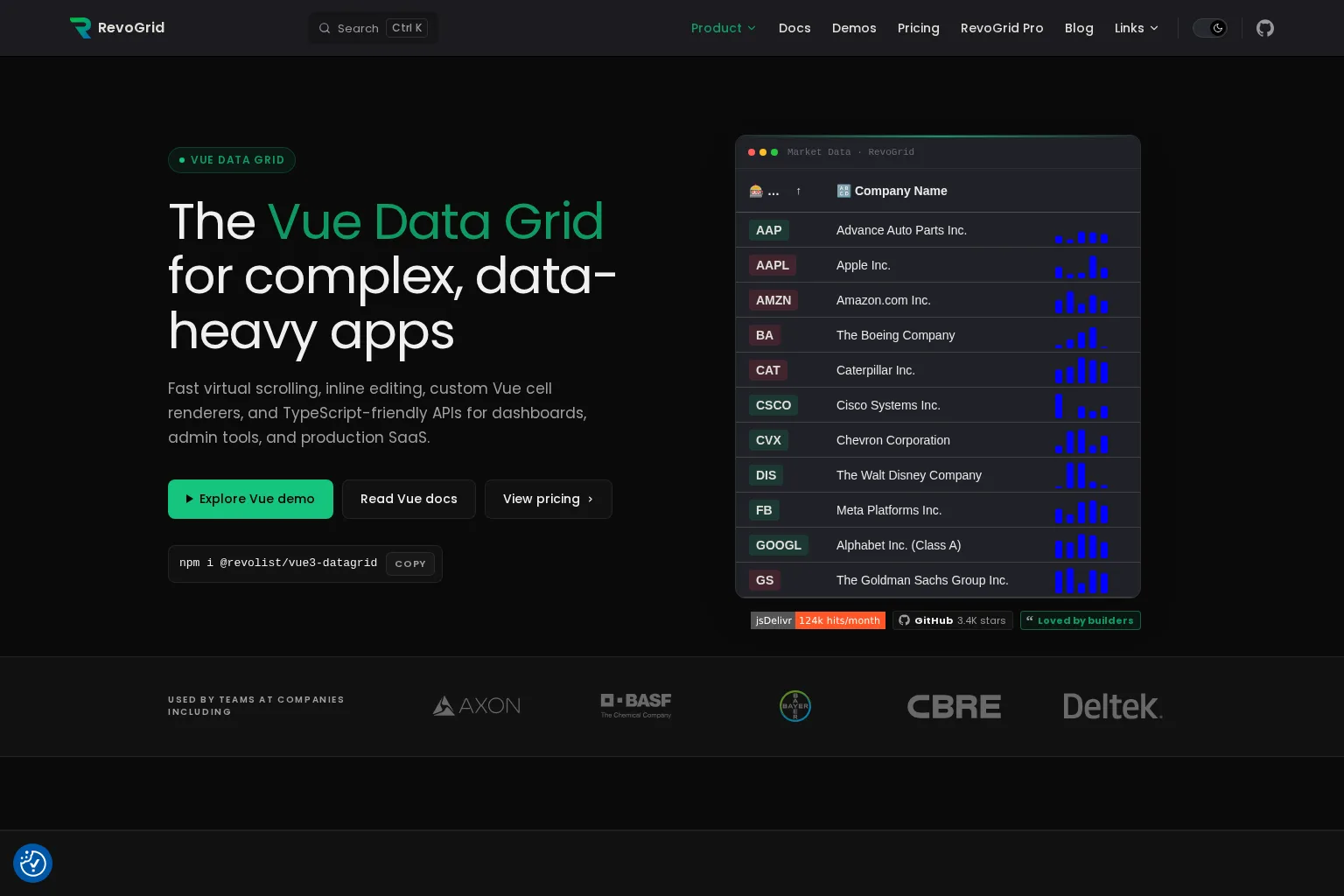 Screenshot of rv-grid.com