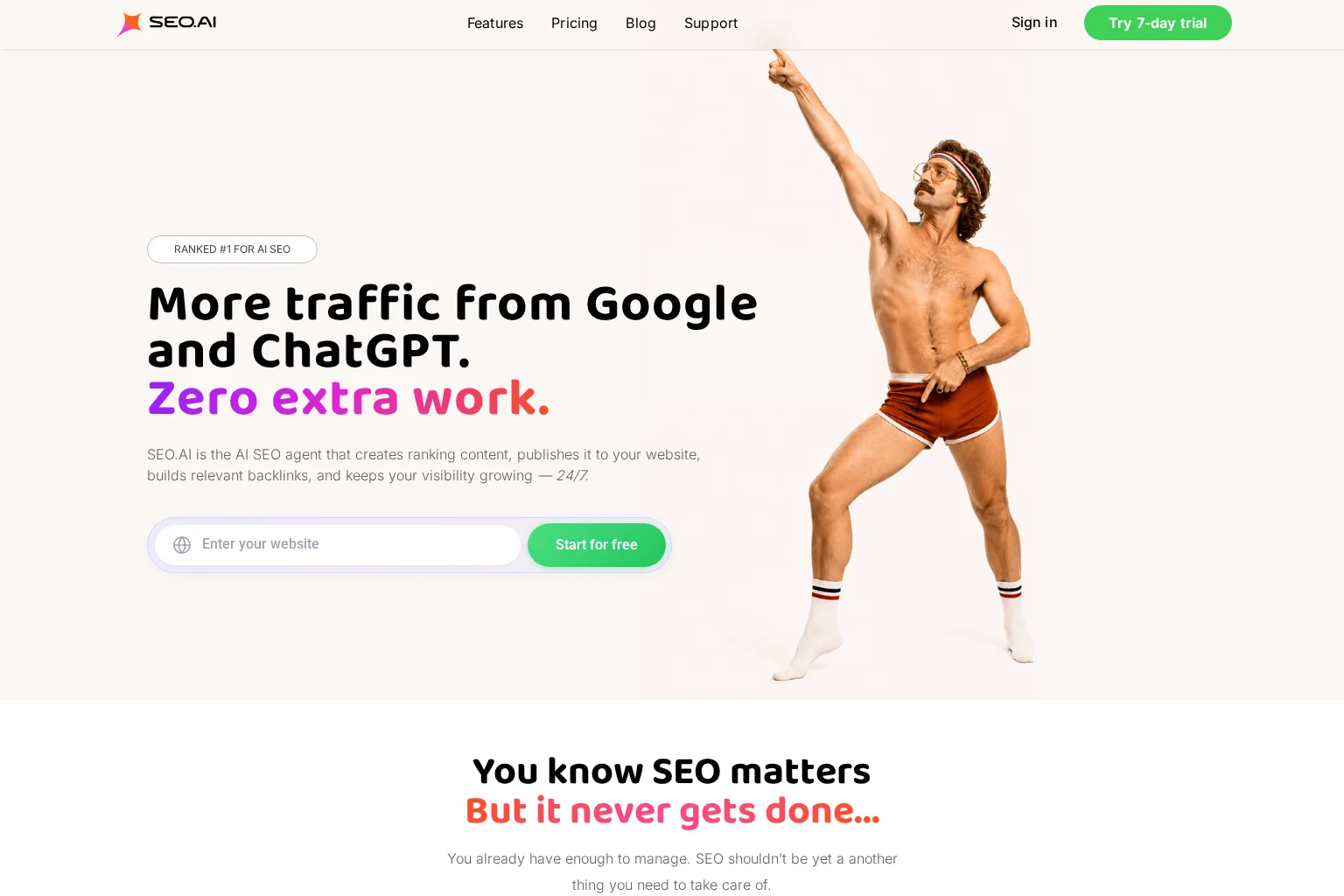 Screenshot of seo.ai