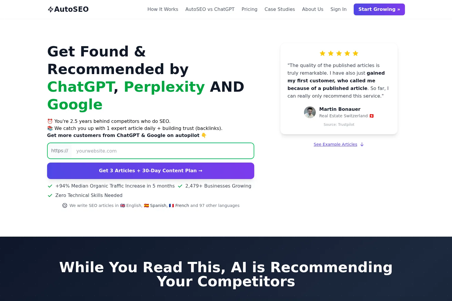 Screenshot of getautoseo.com