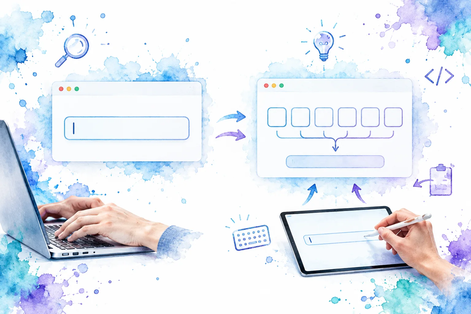 Single input compared with six slots backed by one logical code value