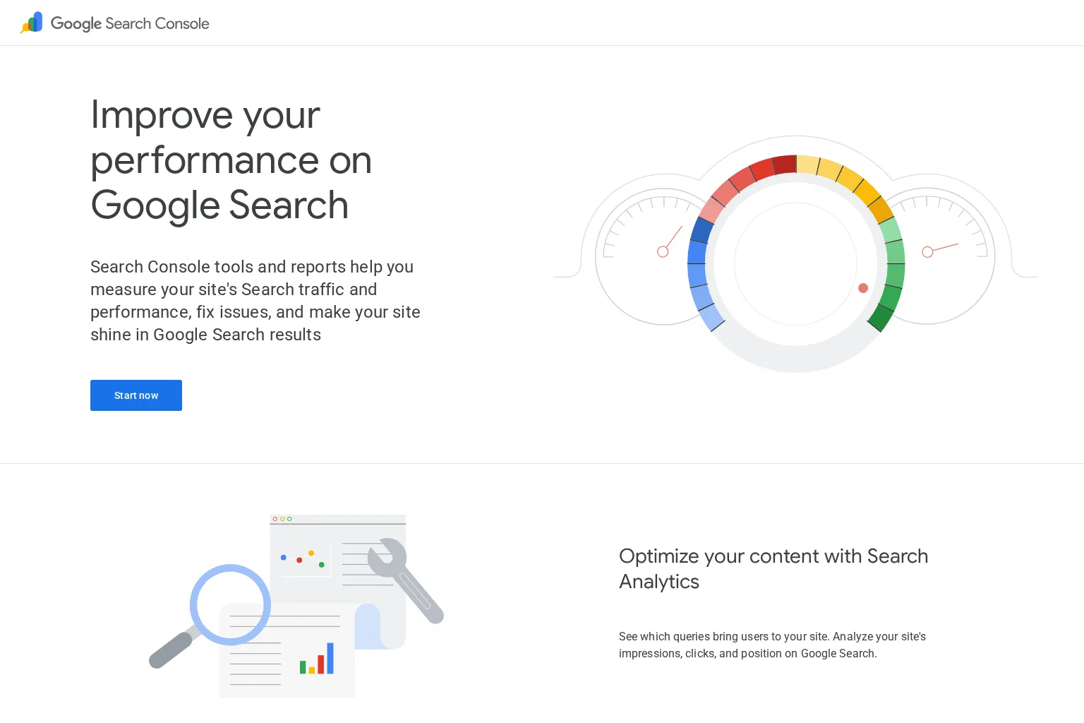 Screenshot of search.google.com